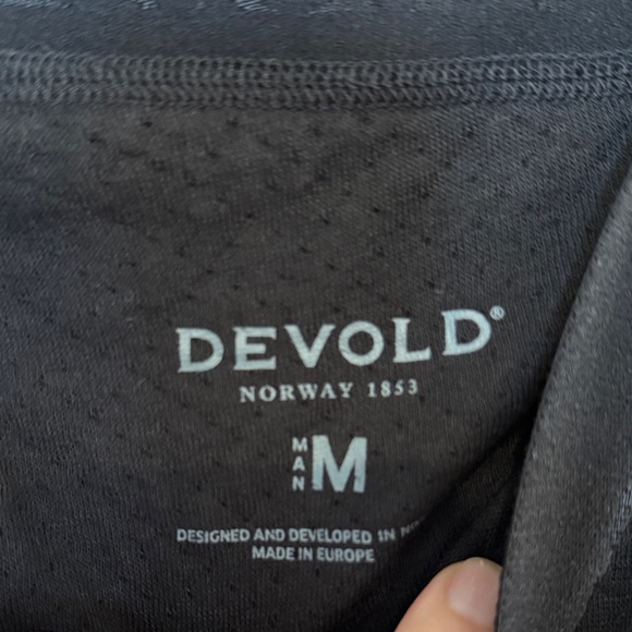 Devold of Norway Men’s Black Base Layer Tights Joggers size medium - Picture 2 of 6